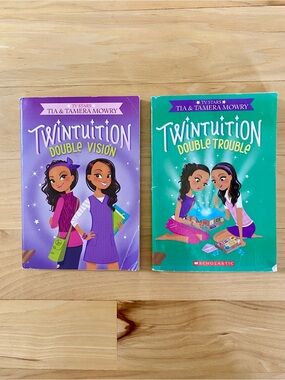 Twintuition Books Double Vision & Double Trouble Books Used Lot of 2